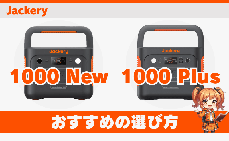 1000 Newと1000 Plus｜おすすめの選び方