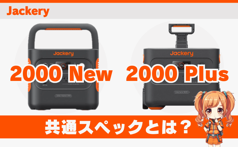 1000 Newと1000 Plusの共通スペックとは？